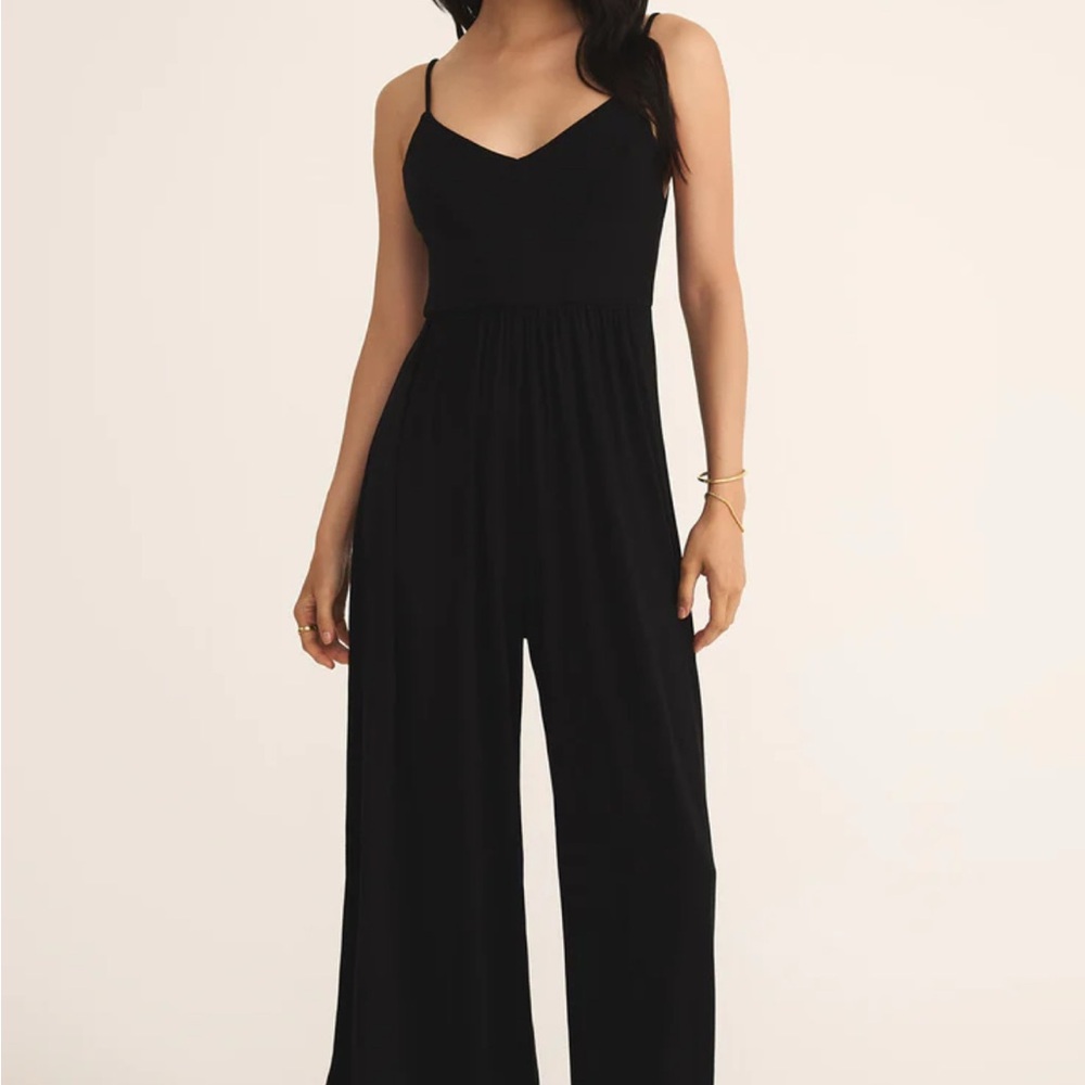 Z Supply Black Sleeveless Jumpsuit